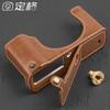 PU Leather Camera Case Fujifilm X100VI With Bottom Cutout Soft Velvet Lining Portable Handheld Bag Street Photography