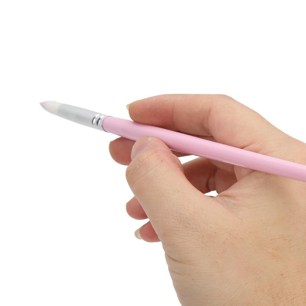 6pcs Flat And Pointed Watercolor Paint Brush Set Clay Sculpting Tool Set For Watercolor Painting