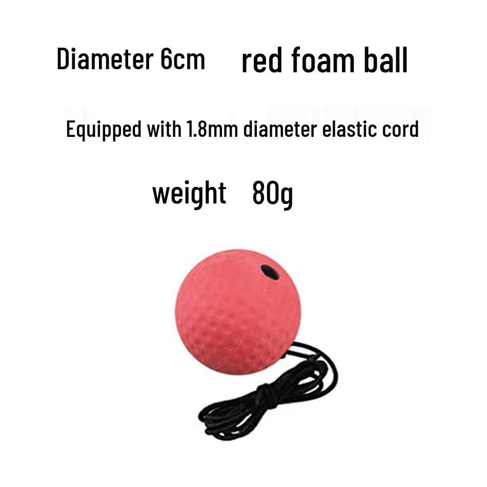 Head-Mounted Boxing Reaction Ball for Stress Relief and Fitness Training