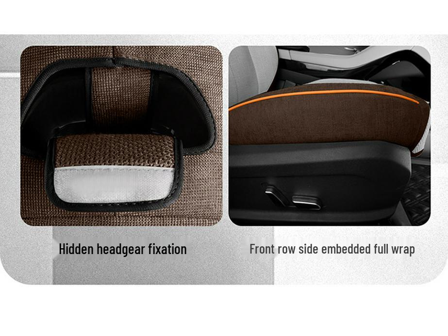 BYD Song PLUS Coarse Linen Car Seat Cushion - Four Seasons Model