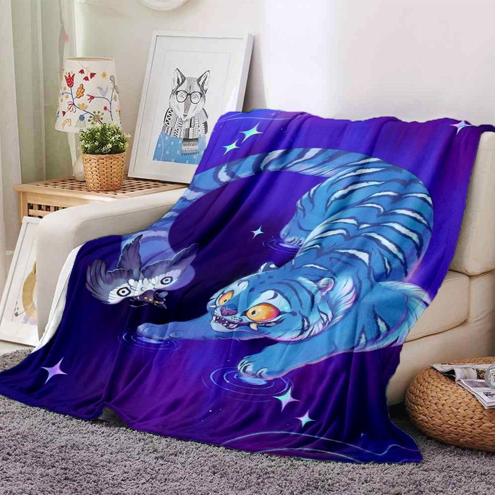 

1pc Hunter X Kopo group - Themed Flannel Blanket - Suitable for Bed, Home Decor, Graduation Gifts, Easter, Back to School, ChristmasA73 80cmx120cm(31inx47in)