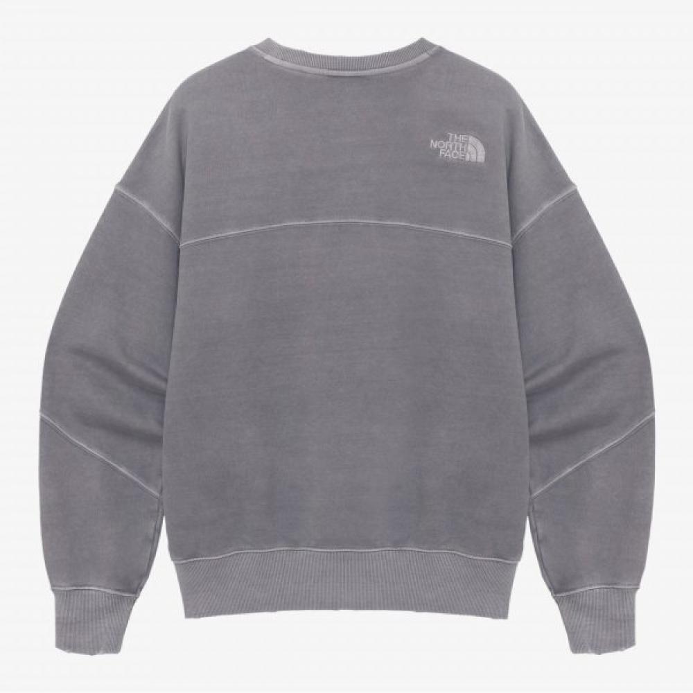 The North Face White Label Dying Sweatshirt Gray Nm5mq50j