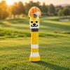 Striped Knit Golf Club Protector Soft for Golfers