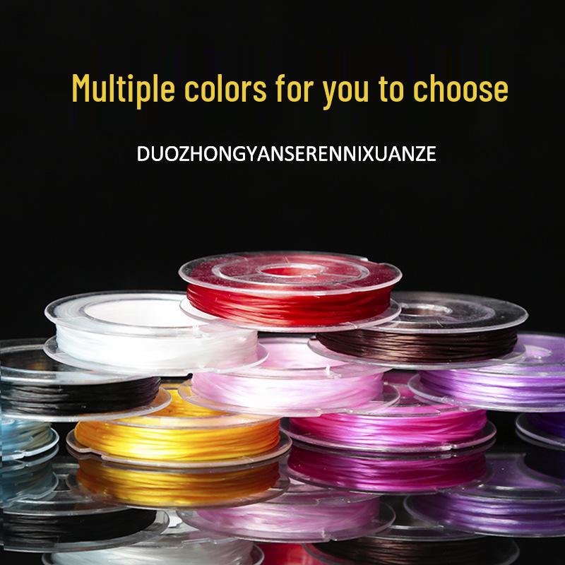 Elastic Crystal Beading Cord for DIY Handmade Buddhist Bead Bracelets
