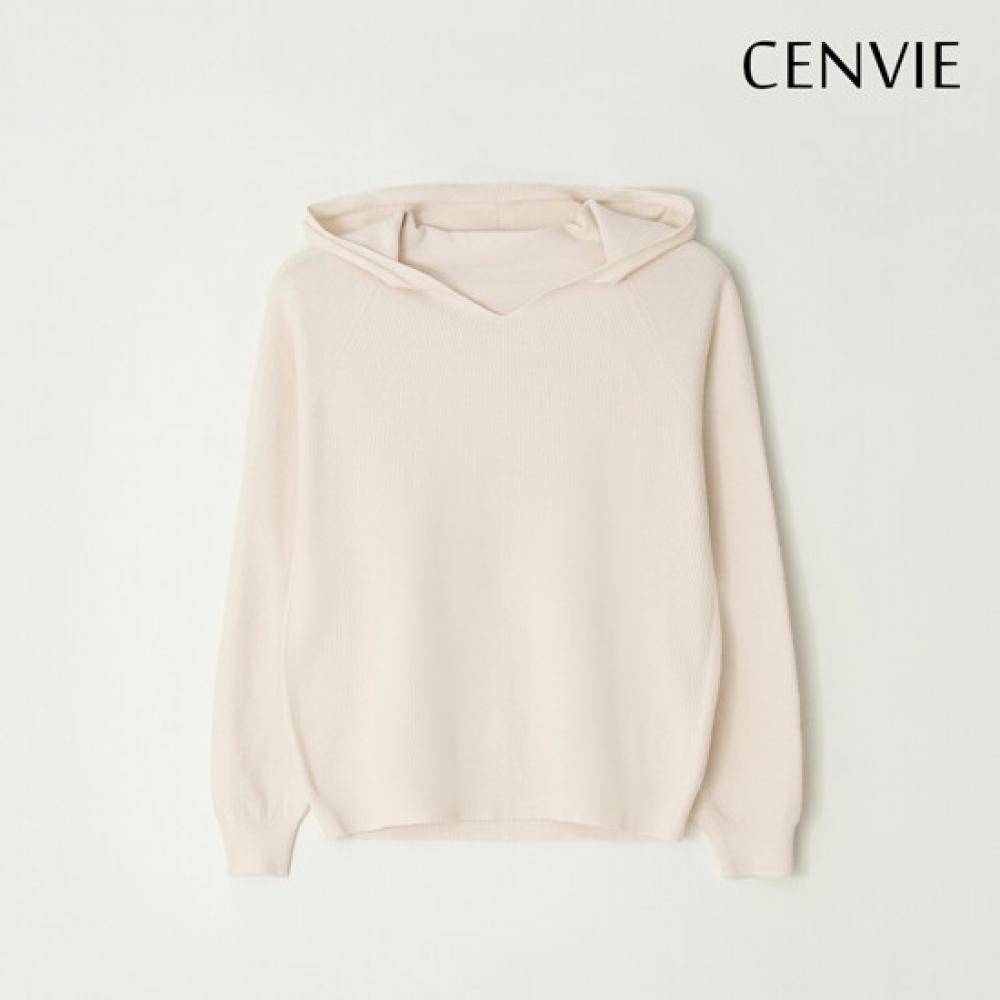 Senbi Holgarment Waffle Hoodie Knit