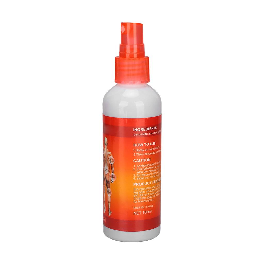 100ml Pain Relief Spray Relaxing Tendons Activating Collaterals Bruises Sprains Joint Pain Massage Spray