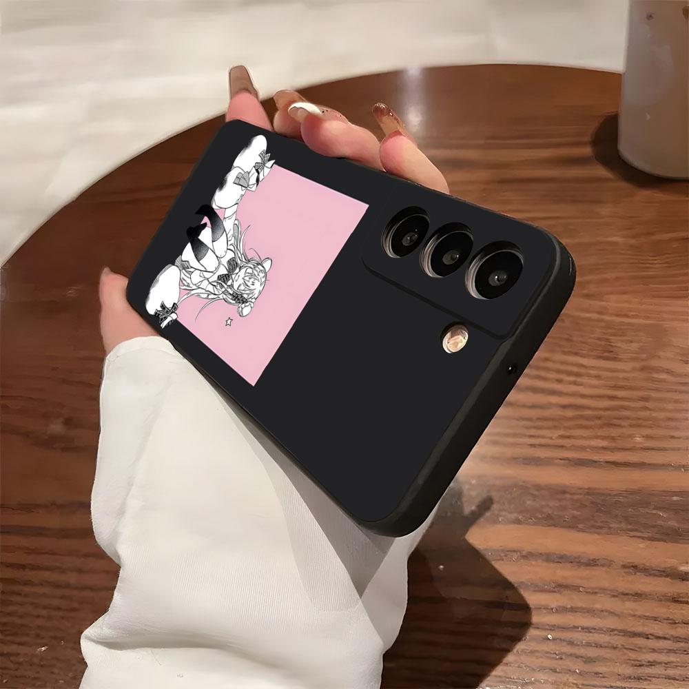 Happy Sugar Life Phone Case For Samsung S26 S25 S24 FE S23 S22 S21 Plus S20 Ultra Note20Ultra Black Soft Shell