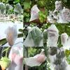 Fruit Protection Bags with Drawstring Fruit Tree Netting Cover Organza Mesh Tomato Bags Pest Barrier for Apples Mango Grape 50pc