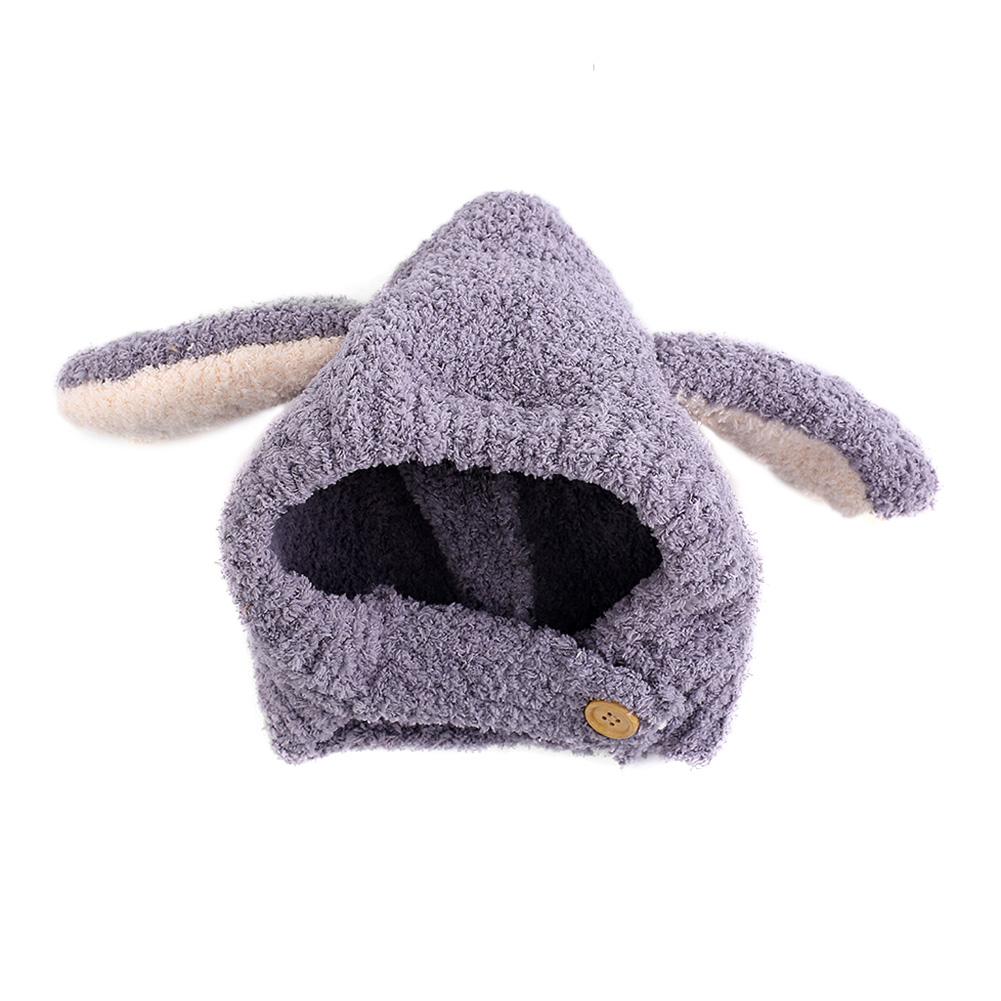 Winter Warm Hat Cartoon Style Cute Ear Design Plush Caps for Infant Boys Girls