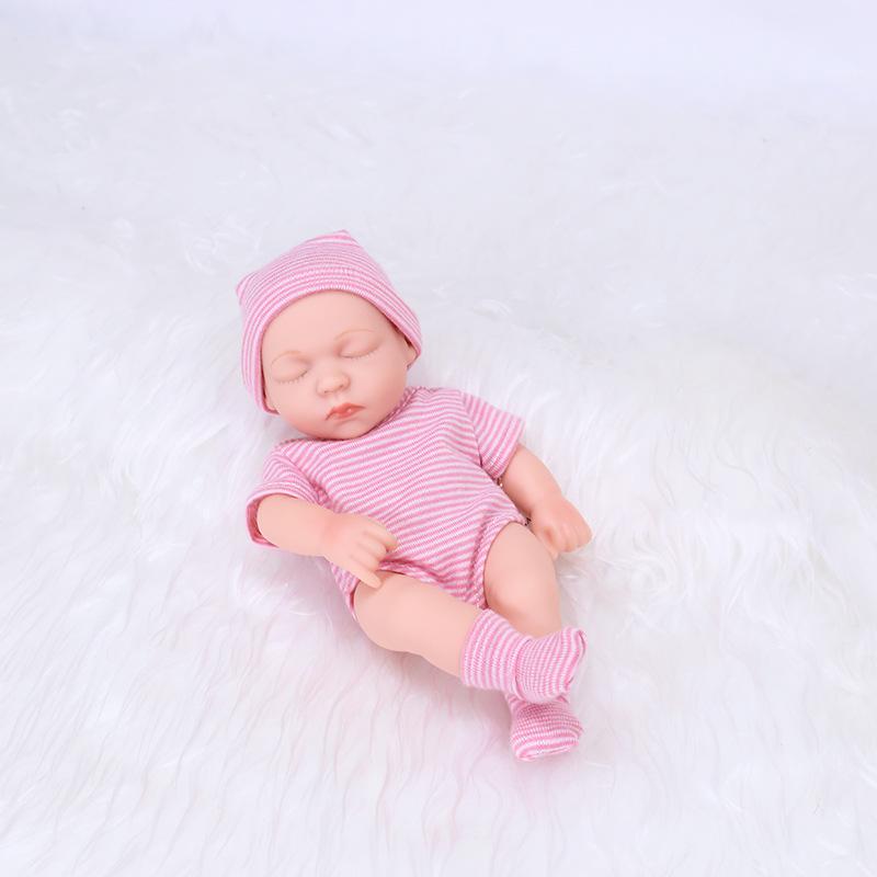 Mini Realistic Silicone Reborn Doll – Children's Soft Body Girl Figure Gift