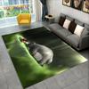 Cartoon My Neighbor T-Totoro Anime Area Rug,Carpet Rug for Living Room Bedroom Sofa Doormat Decoration,Kid Non-slip Floor Mat 3D