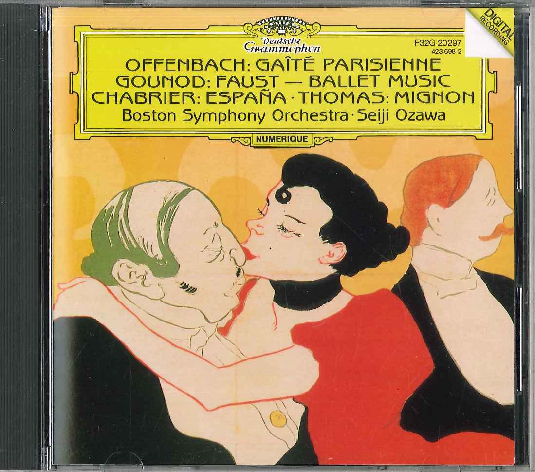 

CD ОЗАВА СЭЙДЗИ - Оффенбах: Удовольствия Парижа F32G20297 POLYDOR Япония Классика Б/у