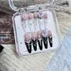 Star Zircon Handmade Wearable Nails - Exquisite High-Quality Nail Art