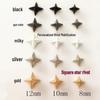 Square Star Rivets for DIY Accessory Creation: Clothing, Shoes, Hats, Bags