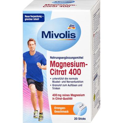 DM Mivolis Magnio Citrato Granulės 120g