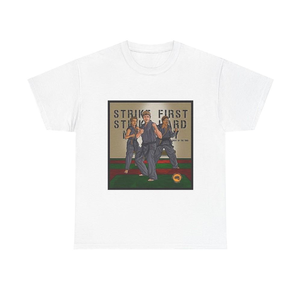 

Футболка Cobra Kai 2.0, Сенсей Лоуренс, Мигель, Айша, Футболка с персонажами Cobra Kai 3XL