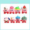 Adorable Kirby Anime Games Cute Cartoon Pink Kirby Waddle Dee Doo Collectible Mini Dolls