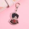 1/12Pcs Anime Character Haikyuu Acrylic Car Keychain Cute Backpack Pendant Funny Bag Charms Accessories Decoration Holiday Gifts