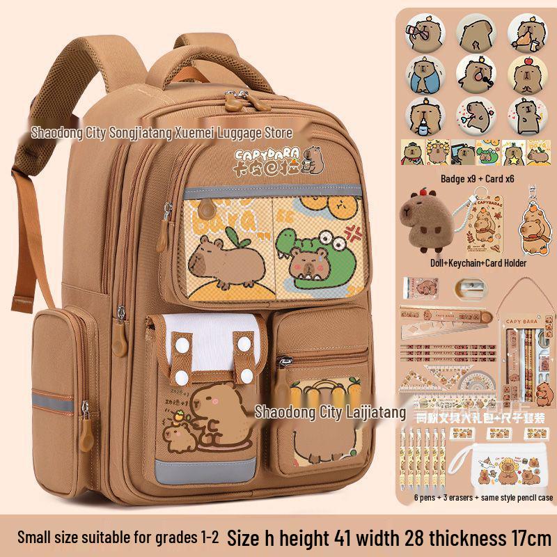 Batoh z lehké oxfordské tkaniny pro děti 6. třídy - Velká kapacita