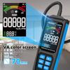 CGD05A Combustible Gas Detector LPG Meter VA Color Screen Gas Analyzer Charging PPM LEL Unit Triple Alarm Natural Gas Leak Meter
