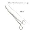 1pc Stainless Steel Hemostatic Forceps Surgical Forceps Tool Hemostat Locking Clamps Forceps Fishing Pliers Curved/Straight Tip 3