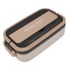 Bento Lunch Box 316 Stainless Steel 700ml Capacity Leakproof Microwave Safe Bento Container for School Office Cream