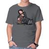 Unisex Crew Neck T-Shirt My Best Friend Graphic Short Sleeve Casual Tee