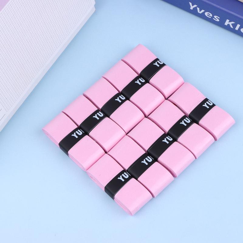 10Pcs Shock Absorption Sticky Tennis Racket Over Grip Anti-Slip Grip Tape Sport Fishing Rods Sweatband Headband Accessory