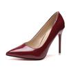 Fashion 2025 HOT Women Shoes Pointed Toe Pumps Patent Leather Dress High Heels Boat Shoes Wedding Shoes Zapatos Mujer Blue White