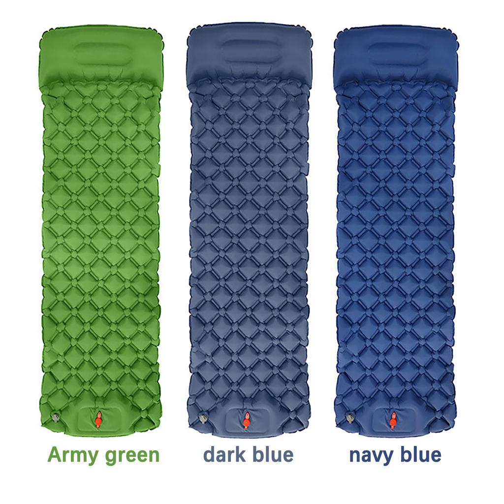 Outdoor Foot TPU nafukovací polštářek Single Portable Camping Picnic Beach Mat