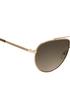 Sunglasses Aviator Legacy [Dee Franklin] Gold/Brown DFSU902002-BROW