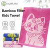 Cartoon Bamboo Fiber Towel Baby Towels Children Bath Towel Newborns Handkerchief Bathing Face Washcloth Shower Towel For Kids
