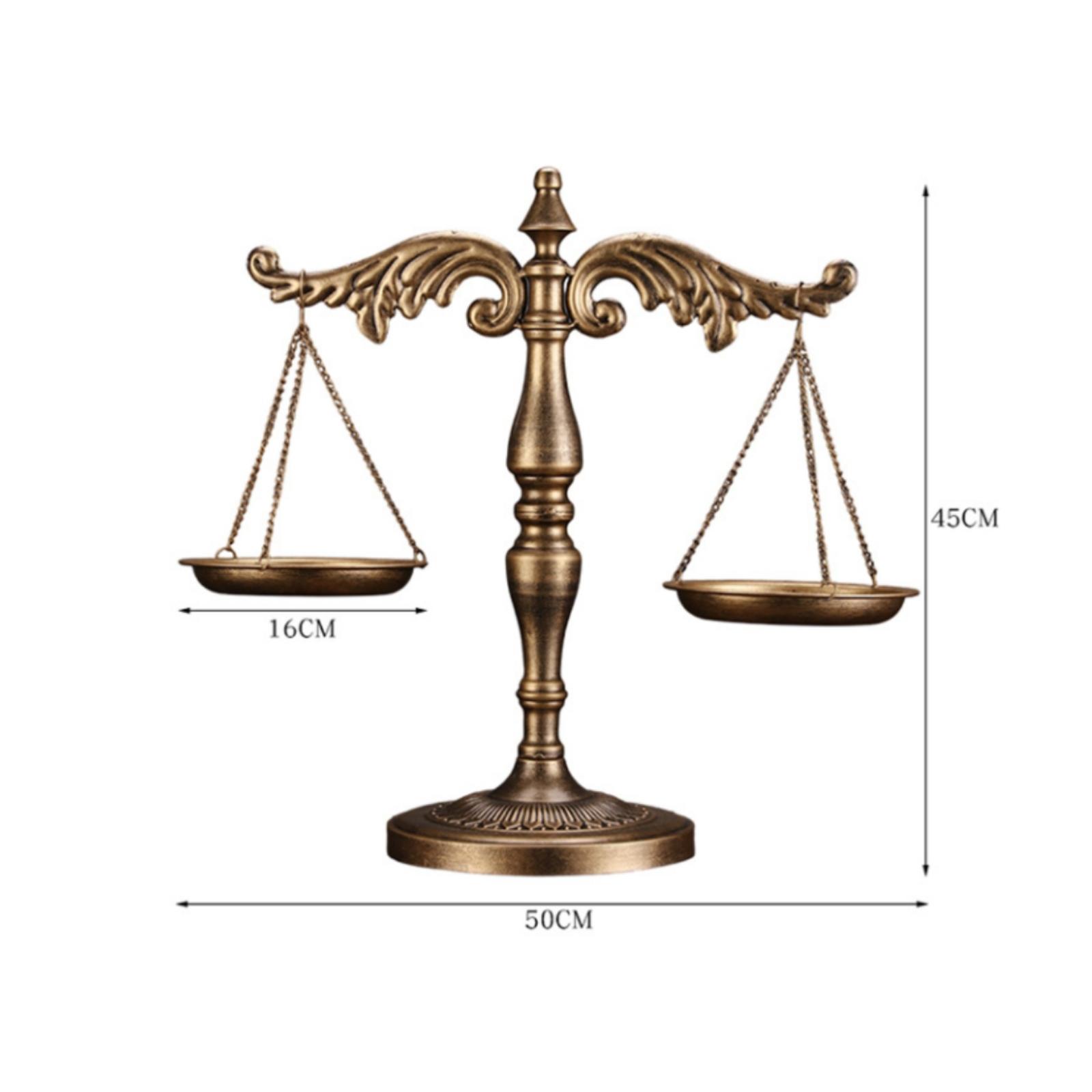 Balance Scale Vintage-Weighing Apparatus Ornament zelta