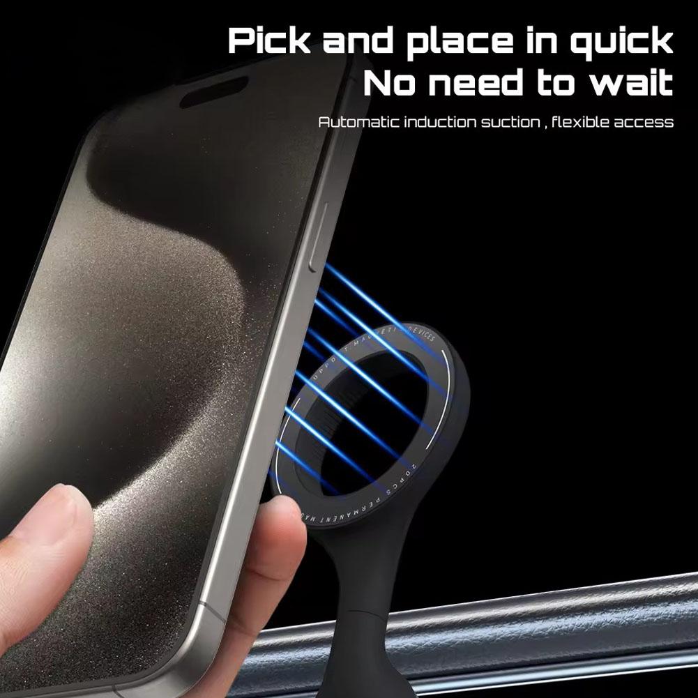 1pc Air Outlet Magnetic Mobile Phone Holder Car Rear Trunk Mounting Bracket For Tesla Model Y Accessories Umbrella Hanging B6O0