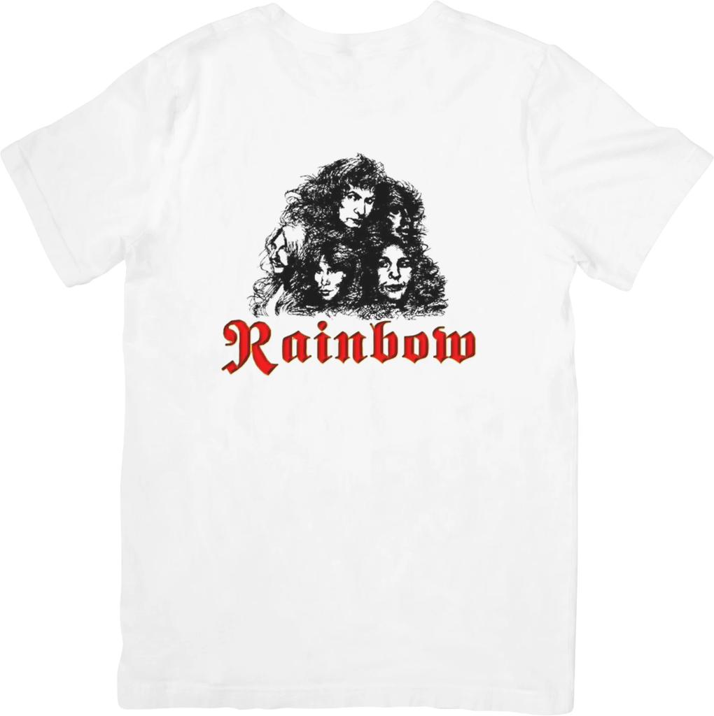 Rainbow Music Fit for Men & Women Quality Cotton T-Shirt White.