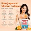 Nutrabud Japanese Marine Collagen Peptides Powder Orange Flavor Supplement For Skin Hair And Nail Health 200g Pack Of 1