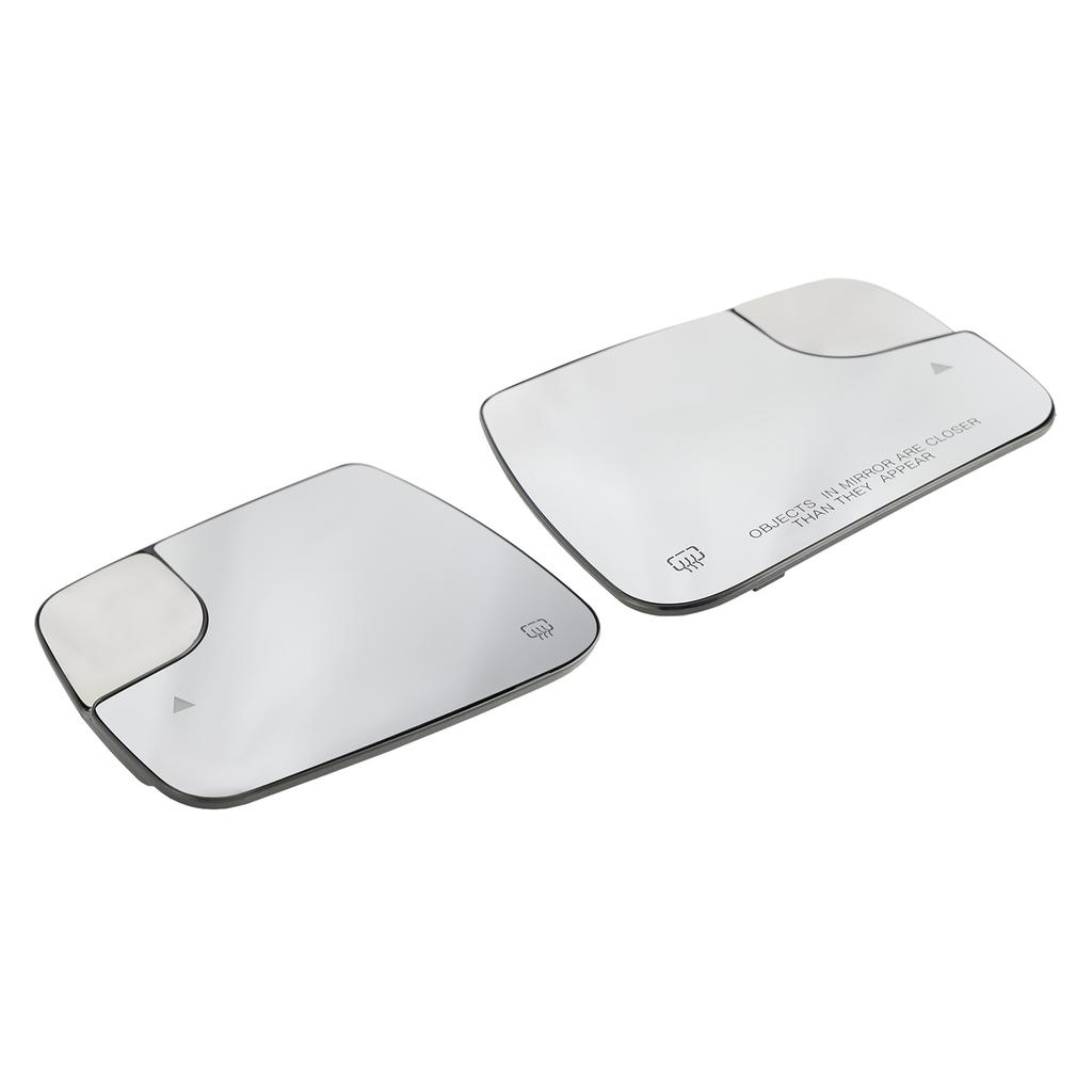2 × Blind Spot + Heat Exterior Mirror Glass For Dodge Ram 1500 2500 19-22