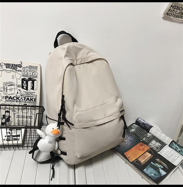 Schoolbag Backpack Men's Large Capacity Travel Backpack Women's Casual Japanese Boys Junior High School High School Student School Bag Men