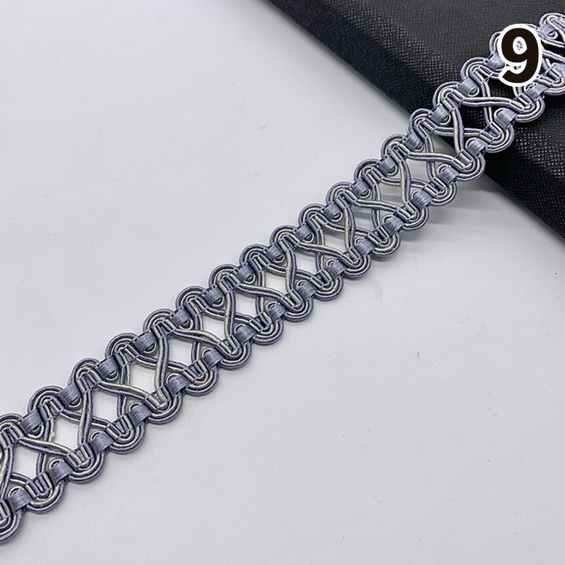 11,5–12 Meter Quastenbesatz, Spitzenband, 3 cm Breite, Spitzenbesatz, Fransen zum Nähen von Vorhängen, Heimpolstern, DIY-Zubehör