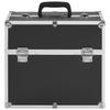 Cosmetic Case 38 X 23 X 34 Cm Black Aluminum