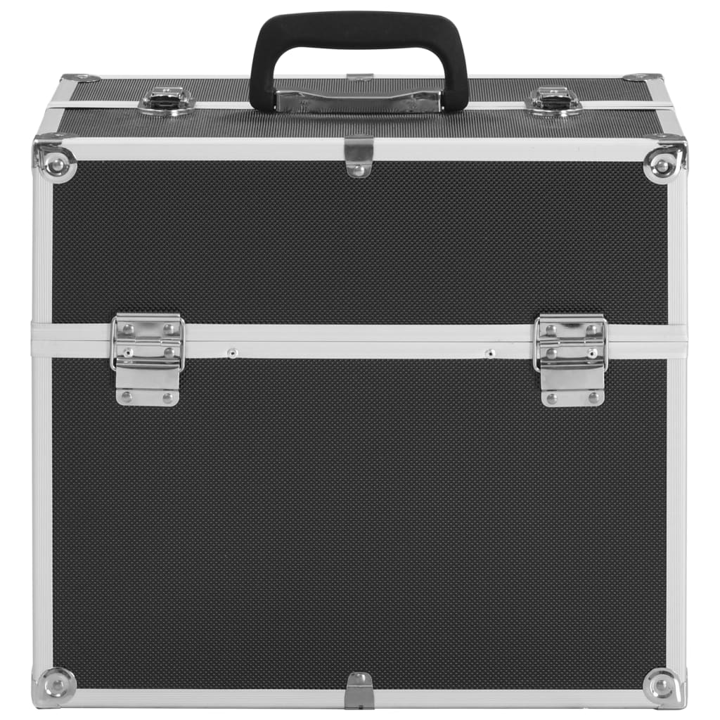 Cosmetic Case 38 X 23 X 34 Cm Black Aluminum