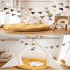 Wimpelkette Banner Flaggen Kinderzimmer Wimpelkette Banner Flaggen Waschbarer Baumwollstoff Dreieckige Wimpel Girlanden Für Wohnzimmer Und Schlafzimmer