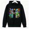 Autumn Winter Spravaki Character Collage Initials Printed Hoodies Fashionable Casual Warm Sports Long Sleeved Children's Boy Hooded Sweatshirts