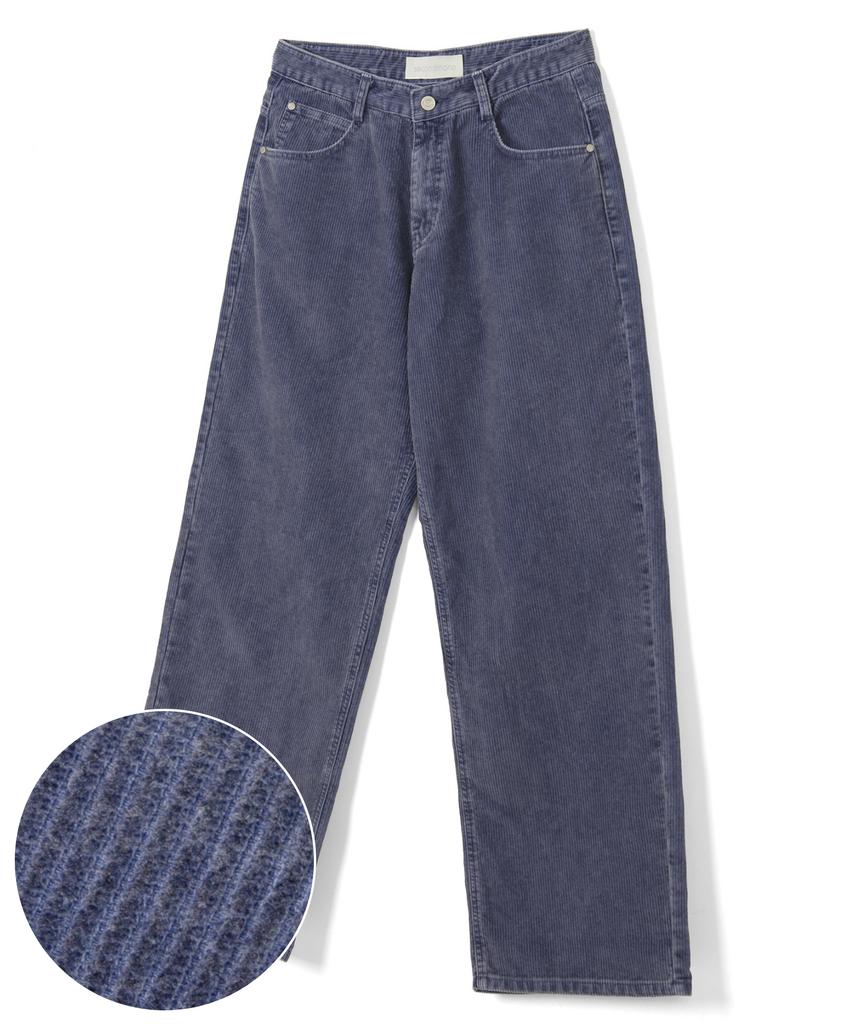 Sekeonmonollogeu Corduroy Wide Pants Blue_Sept030Blue