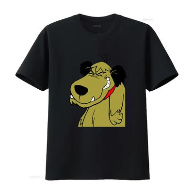 Vintage Mutley Cartoon Dog T Shirt 1993 Hanna Barbera Wild Oats Tag Size Large Breathable Top