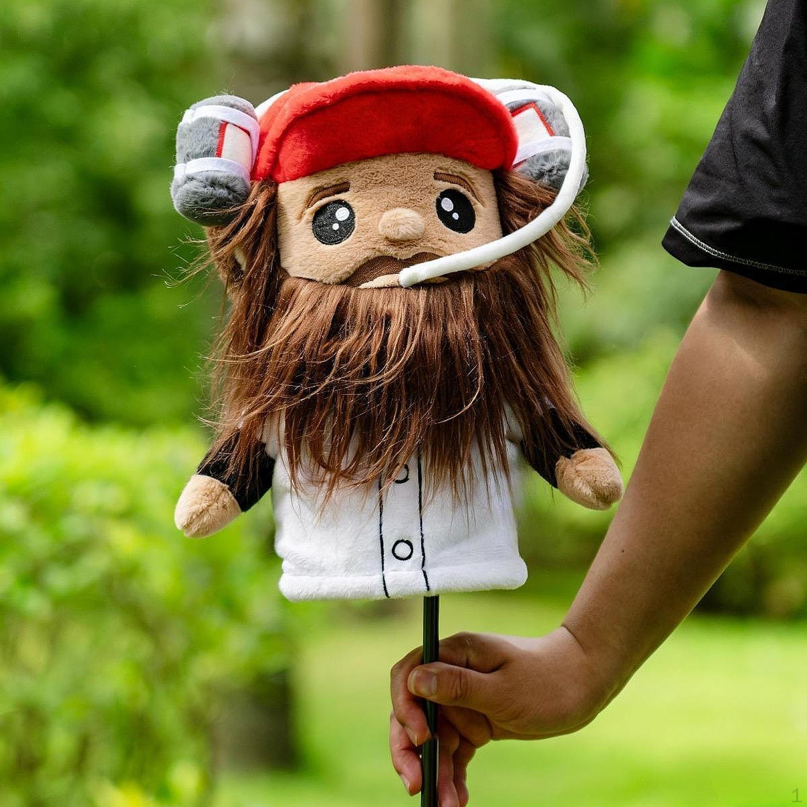 

Plush Doll Driver Head Cover Protector, Accessories, Cute, Anti Scratch Funny Golf Headcover