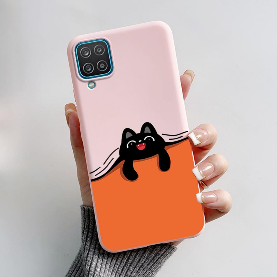 For Samsung A12 Case Galaxy A12 Cover Astronaut Soft Silicone Phone Cases Fundas For Samsung GalaxyA12 A12 A 12 A125F Case Coque