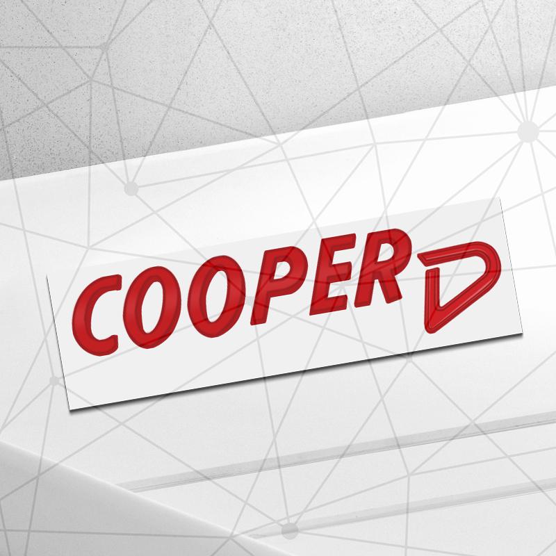 3D Auto Metal Cooper S SD Badge Car Rear Trunk Emblem Sticker LOGO Decor For Mini Cooper ONE Clubman Paceman JCW R56 R58 R59 F60