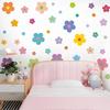Colorful Flower Wall Stickers for Children's Bedroom, Bedside, Wardrobe, and Kindergarten Classroom
