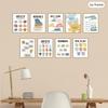 Outus 9 Pieces Mental Health Posters Anxiety Therapy Motivational Poster Psychologist Counselor pirational Posters Positive Quotes Wall Decor